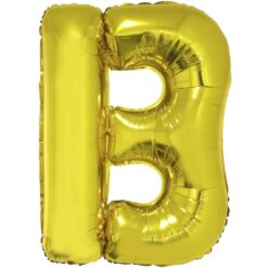 40" LTR Gold B Foil Balloon