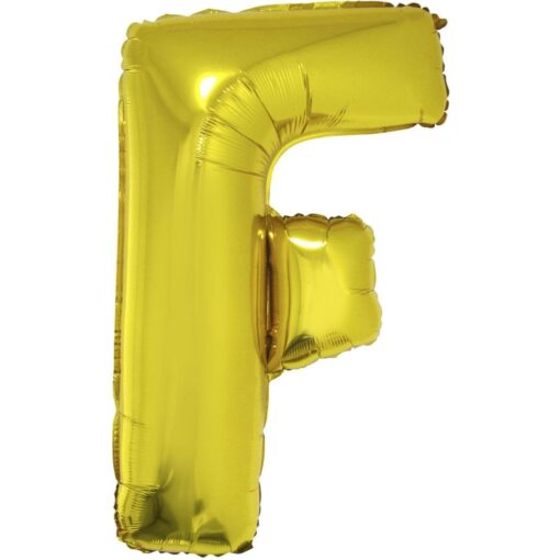 40&Quot; Ltr Gold F Foil Balloon