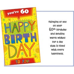 GC You're 60 Happy Birthday To You