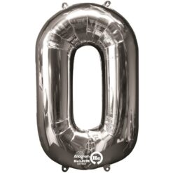 26" SHP Silver #0 Foil Balloon