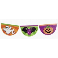 Plastic Halloween Character Bunting