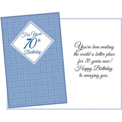 GC For Your 70th Birthday