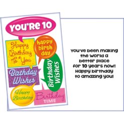GC You're 10 Happy Birthday To You