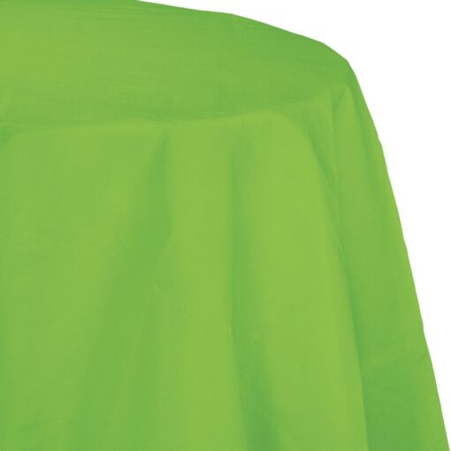 Fresh Lime Tablecover 82&Quot; Rnd Ppr/Poly