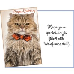 GC Happy Birthday (Cat w/Red Bowtie)