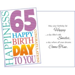 GC 65 Happy Birthday To You