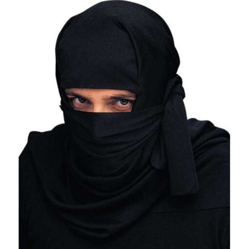 Ninja Headpiece W/Face Scarf