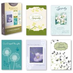 Sympathy Boxed Cards 10CT Astd