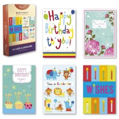 Birthday Boxed Cards Astd 10CT