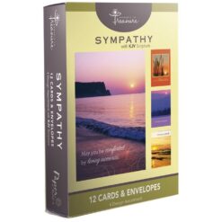 Sympathy w/Scripture Bxd Cards 12CT Astd