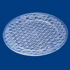 10" RND Tray Clear Crystal Cut