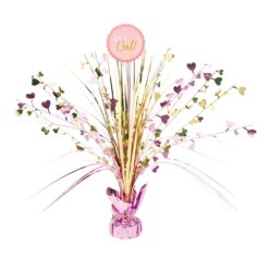 It's A Girl Pink Spray Centerpiece