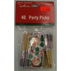 Party Picks Christmas Designs 40CT