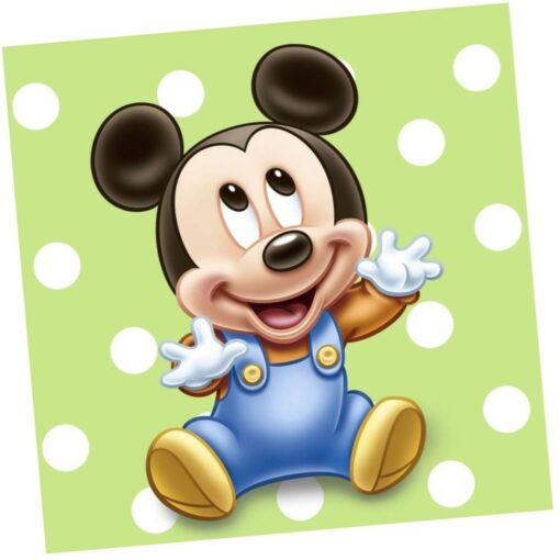 Mickey'S 1St Birthday Napkins Bvg 8Ct