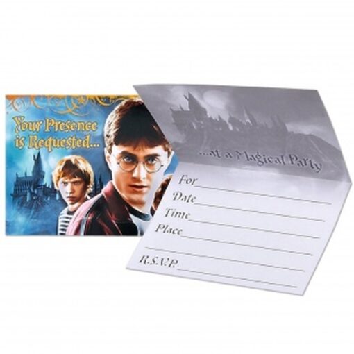 Harry Potter Invitations 8Ct