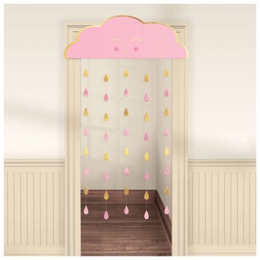 Oh Baby Girl Cloud Door Curtain