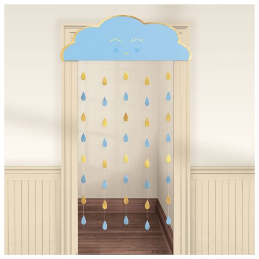 Oh Baby Boy Cloud Door Curtain