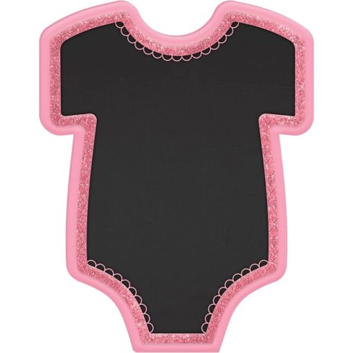 Baby Girl Onsie Sign W/Easel