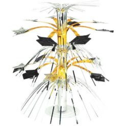 Grad Cascade Centerpiece GLD/SLV/BLK 14"
