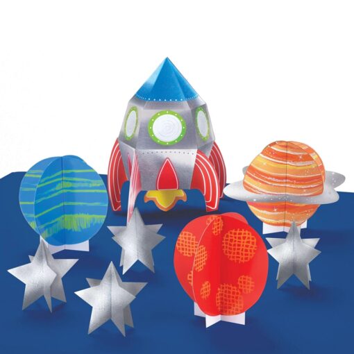 Blast Off Birthday Table Centerpiece &Amp; Decor Kit