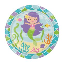 Mermaid Friends Plates RND 7" 8CT