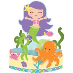 Mermaid Friends Honeycomb Centerpiece