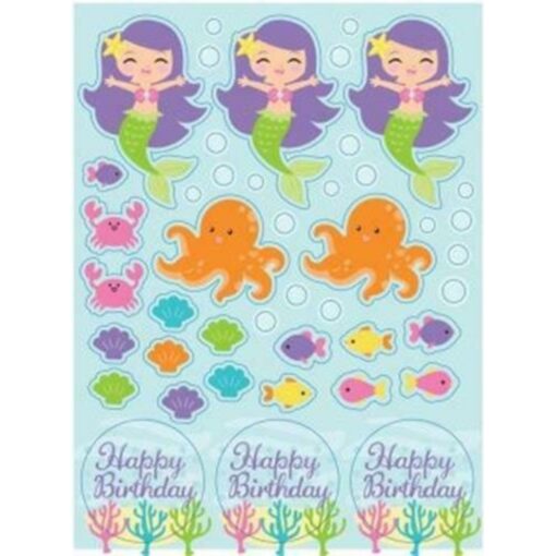 Mermaid Friends Stickers 4Shts