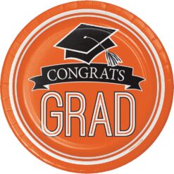 Orange Grad Plates 8.75" 18CT