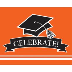 Orange Grad Invitations 25CT