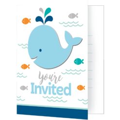 Lil Spout Blue Invitations 8CT