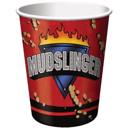 Mudslinger Cups Paper Hot/Cold 9Oz 8Ct