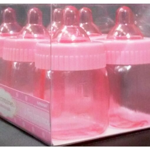 Pink Fillable Baby Bottles 6Ct