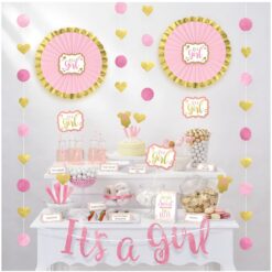 Girl Baby Shower Buffet Decoratring Kit