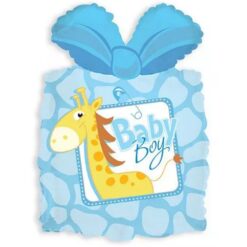 25" SHP Baby Boy Gift w/Bow BLN