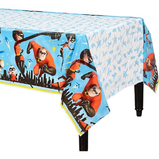 Incredibles 2 Table Cover Plastic 54X96