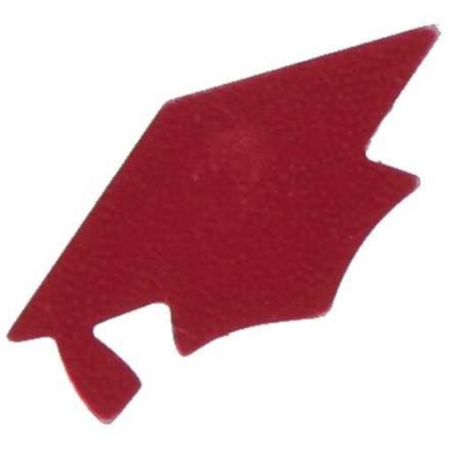 Red Grad Cap Confetti 1/2Oz