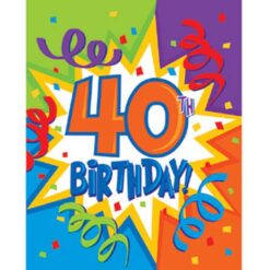Inv FLD 6/8CT 40th Bday Blast
