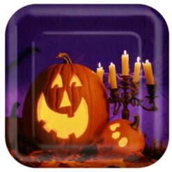 Happy Carving Plates Paper SQR 7" 8CT