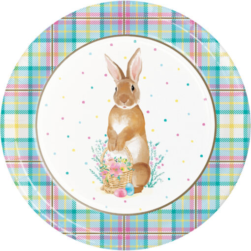 Storybook Easter Bunny Plates 9&Quot; 8Ct