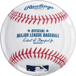 Rawlings™ MLB Baseball Round Plastic Platter 13.5"