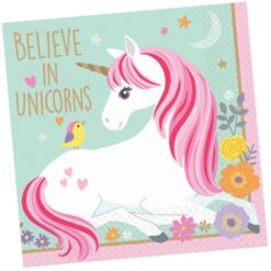 Magical Unicorn Napkins Beverage 16CT