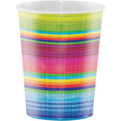 Serape Tumblers Plastic 16Oz 8Ct