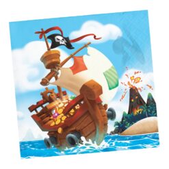 Pirate Treasure Napkins Beverage 16CT