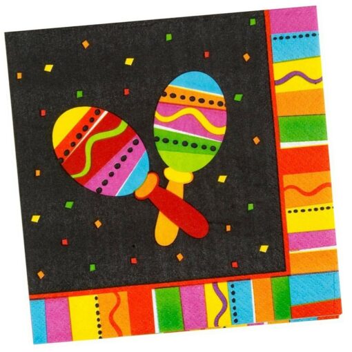 Fiesta Fun Napkins Lunch 16Ct