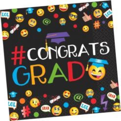 Awesome Grad Napkins Lunch 125CT