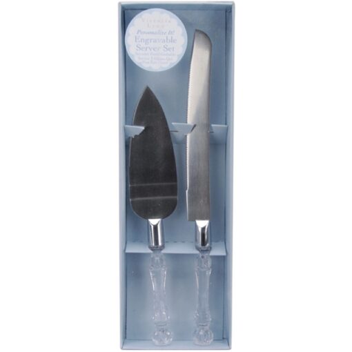 Cake Server Set 2Pc Silver