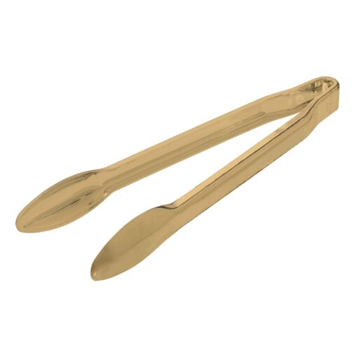 Salad Tongs Plastic Gold 12&Quot;