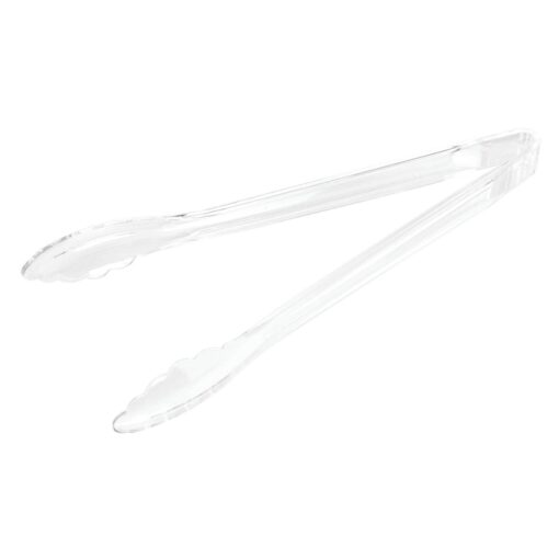 Salad Tongs Plastic Clear 12&Quot;