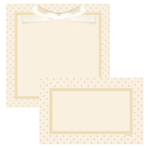 Ivory Dots Imprintable Invitations Kit