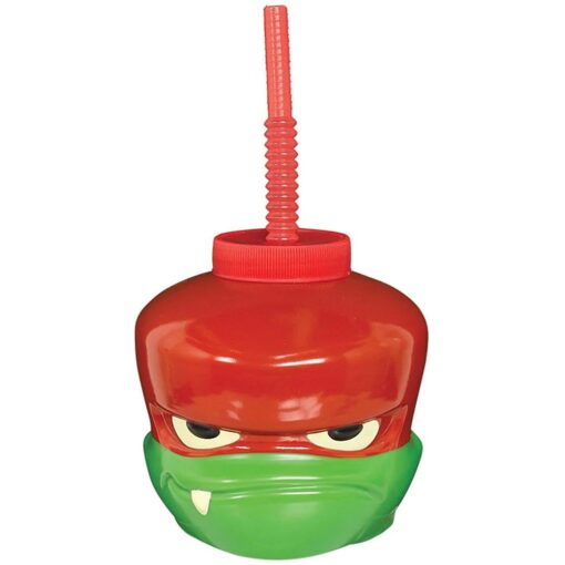 Rise Of The Teenage Mutant Ninja Turtles Drink Bottle W/Straw